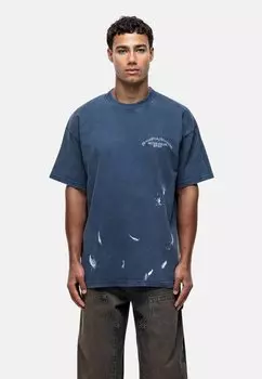 Футболка с принтом ABRA Good For Nothing, синий