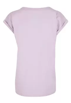 Футболка с принтом ABSTRACT LINES EXTENDED SHOULDER TEE Merchcode, фиолетовый