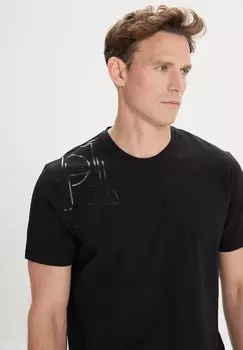 Футболка с принтом AC&CO / ALTINYILDIZ CLASSICS, черная