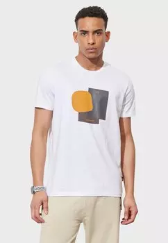 Футболка с принтом Ac&Co / Altinyildiz Classics, белый