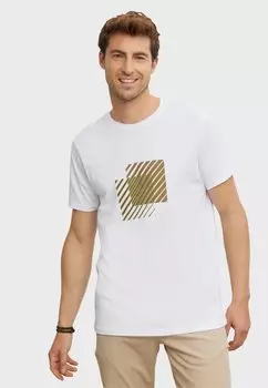 Футболка с принтом Ac&Co / Altinyildiz Classics, белый