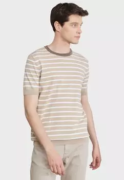 Футболка с принтом Ac&Co / Altinyildiz Classics, бежевый