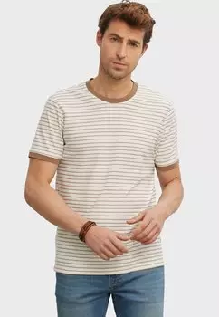 Футболка с принтом Ac&Co / Altinyildiz Classics, бежевый