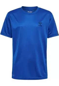 Футболка с принтом ACTIVE PL S S Hummel, цвет princess blue
