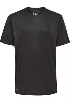Футболка с принтом ACTIVE PL S S Hummel, цвет obsidian