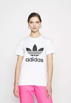 Футболка с принтом adidas Originals, белый