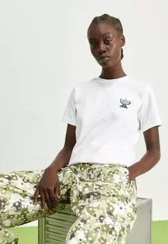 Футболка с принтом adidas Originals, белый