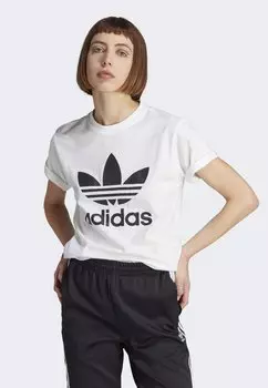 Футболка с принтом adidas Originals, белый