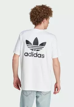 Футболка с принтом adidas Originals, белый