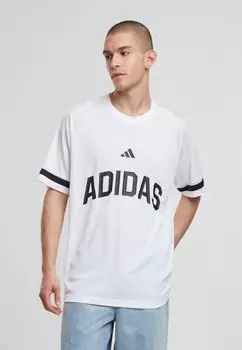 Футболка с принтом Adidas Originals, белый