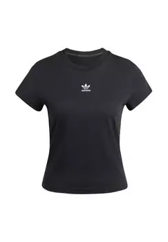 Футболка с принтом adidas Originals, черная
