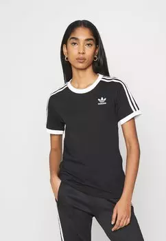 Футболка с принтом adidas Originals, черный