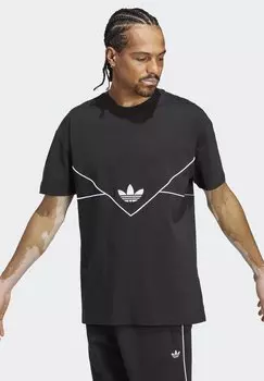 Футболка с принтом adidas Originals, черный
