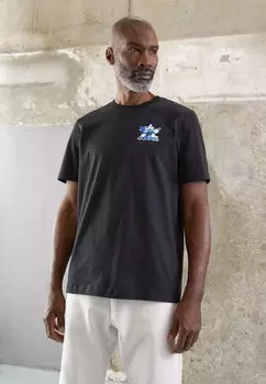 Футболка с принтом adidas Originals, черный