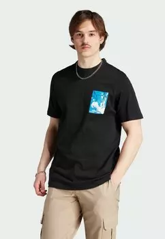 Футболка с принтом adidas Originals, черный