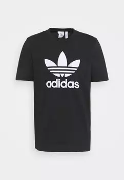 Футболка с принтом adidas Originals, черный