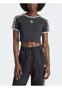 Футболка с принтом adidas Originals, цвет black
