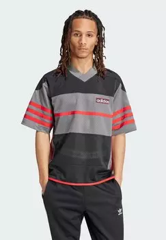 Футболка с принтом adidas Originals, цвет black/grey four/better scarlet