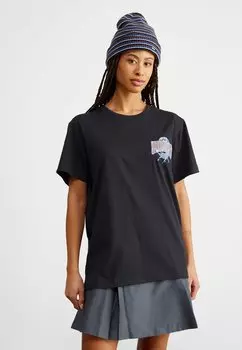 Футболка с принтом adidas Originals RECORDS TEE, черный