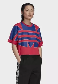 Футболка с принтом adidas Originals, розовый
