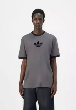 Футболка с принтом Adidas Originals, серый