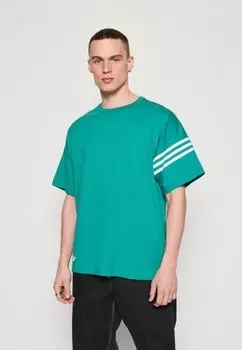 Футболка с принтом adidas Originals, зеленый