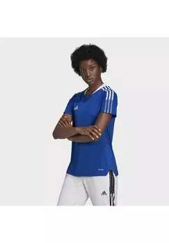 Футболка с принтом Adidas, синий