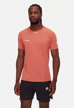 Футболка с принтом Aenergy Mammut, цвет brick