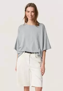 Футболка с принтом AFSHAN Soaked in Luxury, светло-серый