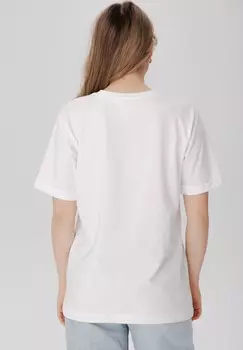Футболка с принтом AGNES Laurella, белый