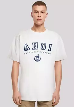 Футболка с принтом AHOI KNUT & JAN HAMBURG F4NT4STIC, белый