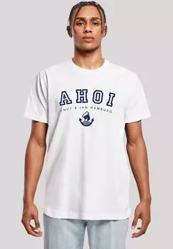 Футболка с принтом AHOI KNUT JAN HAMBURG F4NT4STIC, белый