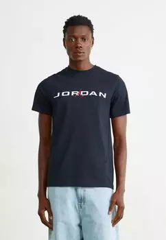 Футболка с принтом AIR STRETCH CREW Jordan, черный