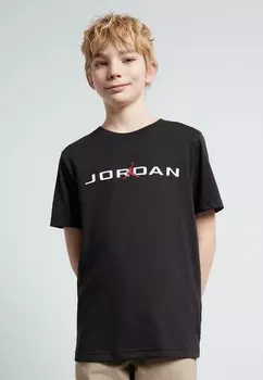 Футболка с принтом AIR STRETCH CREW TEE UNISEX Jordan, черный