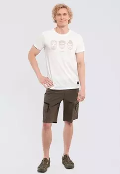 Футболка с принтом Akera Icepeak, naturweiss