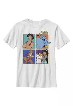 Футболка с принтом Aladdin Aladdin Four Disney, белый