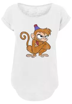 Футболка с принтом ALADDIN CLASSIC ANGRY ABU F4NT4STIC, белый