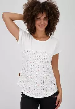 Футболка с принтом alife & kickin, цвет cloudy aop