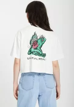 Футболка с принтом ALIX 1 Volcom, белый