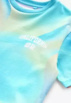 Футболка с принтом All Over Short Sleeve Standard Next, синий