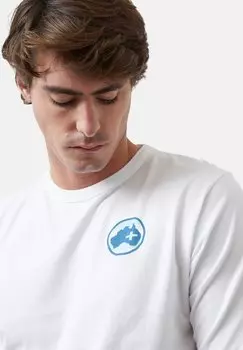 Футболка с принтом ALTONADOCK, белая