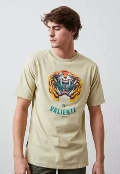 Футболка с принтом ALTONADOCK, зеленая