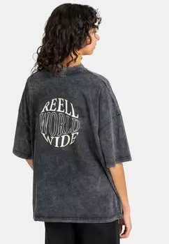 Футболка с принтом AMBER Reell, цвет deep black acid