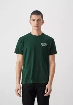 Футболка с принтом American Destinations Hollister Co., цвет trekking green