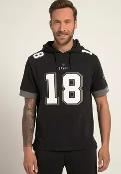 Футболка с принтом AMERICAN SHORT SLEEVE HOOD LARGE PRINT JP1880, цвет black