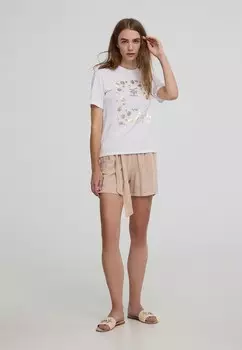 Футболка с принтом AMPIA LAMINATA Terranova, белый