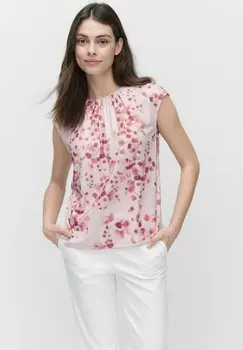 Футболка с принтом ANAIS FLOWER PRINTED BLOUSE STOCKH LM, розовый