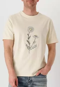 Футболка с принтом Anerkjendt, молочный