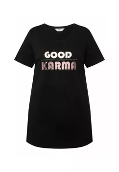 Футболка с принтом Angel of Style, черный