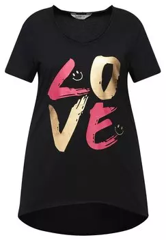 Футболка с принтом Angel of Style, черный